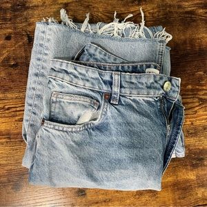 Zara Distressed Mom Jean